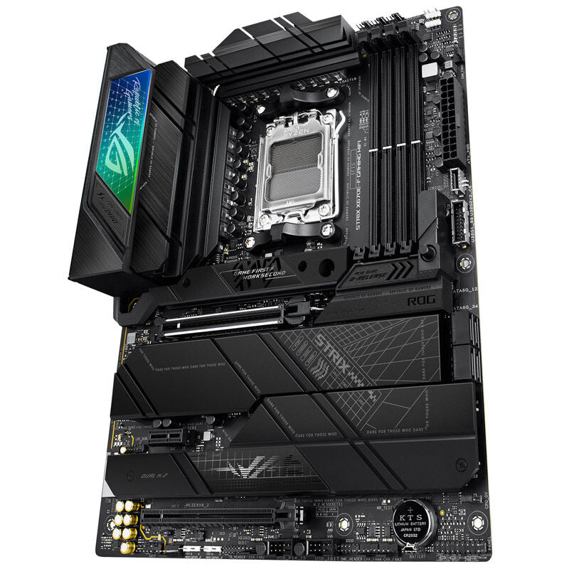 RGB-belysning på ASUS ROG Strix X670E-F Gaming WiFi hovedkort