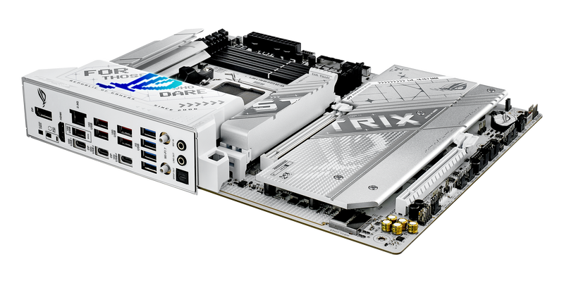 Oversikt over ASUS ROG Strix X870-A Gaming WiFi hovedkort komponenter