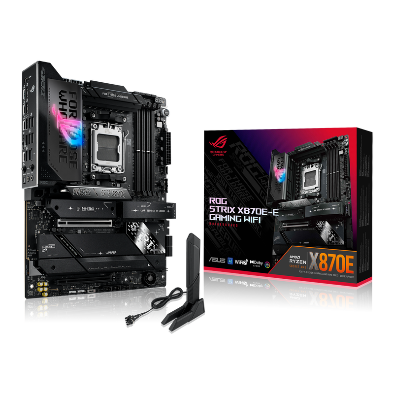 ASUS ROG Strix X870E-E Gaming WiFi hovedkort front