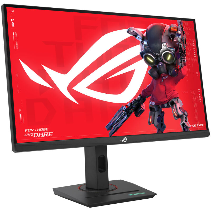 ASUS ROG Strix XG279CNS bakside med tilkoblinger