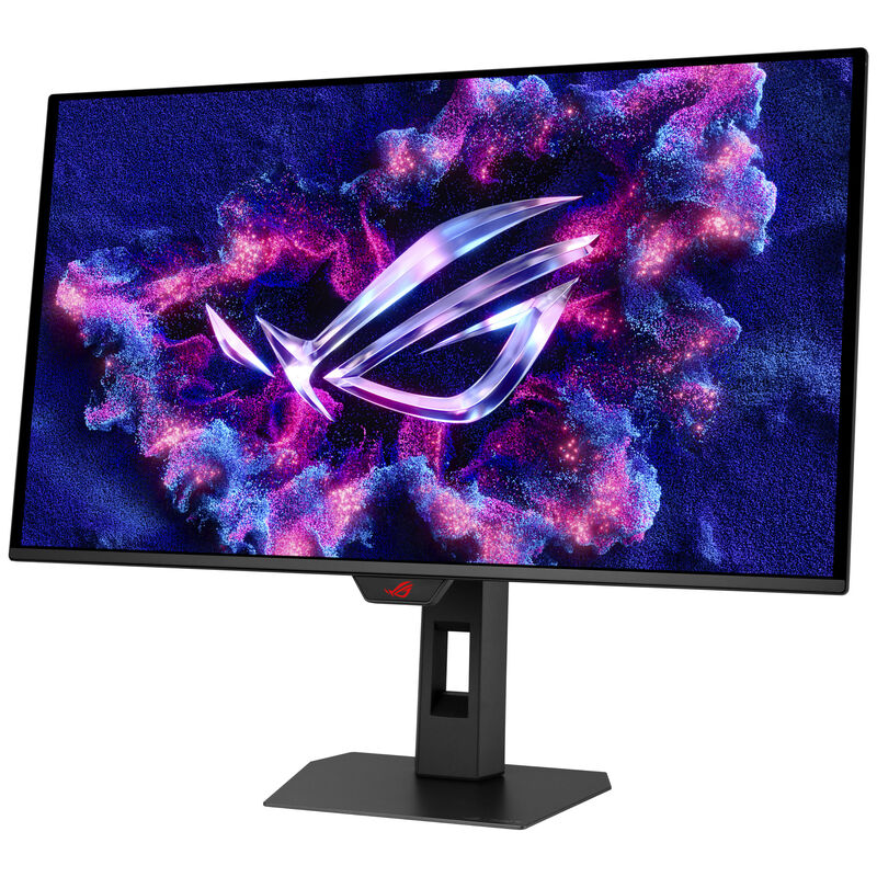 Nærbilde av ASUS ROG Strix XG27ACDMS QD-OLED-panel