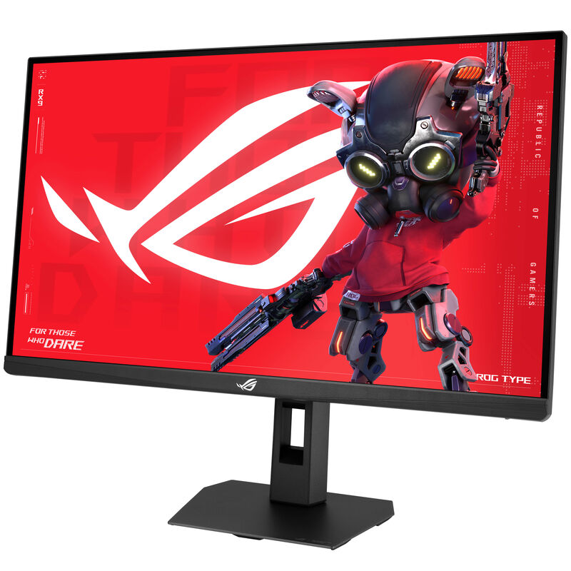 ASUS ROG Strix XG27ACMEG detalj av skjermkant