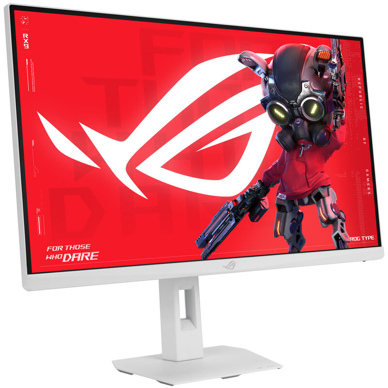 ASUS ROG Strix XG27ACMES-W gamingskjerm bakside