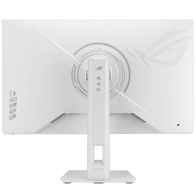 ASUS ROG Strix XG27ACMES-W gamingskjerm med hvitt design