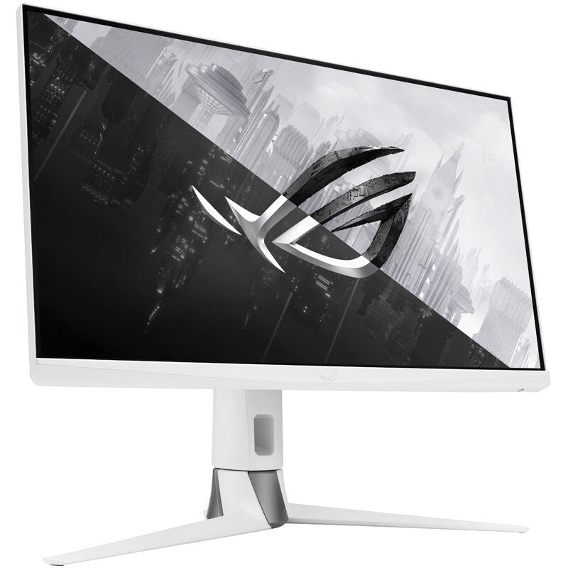 Baksiden av ASUS ROG Strix XG27AQ-W 27 tommers gamingskjerm