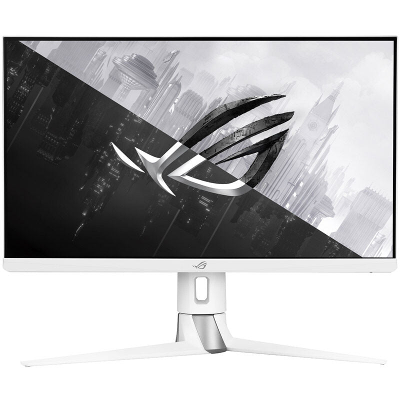 ASUS ROG Strix XG27AQ-W 27 tommers hvit gamingskjerm forfra