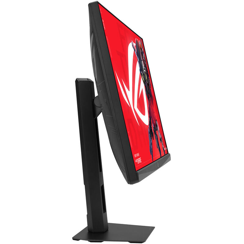 Nærbilde av skjermens tilkoblinger på ASUS ROG Strix XG27AQNGV Pulsar