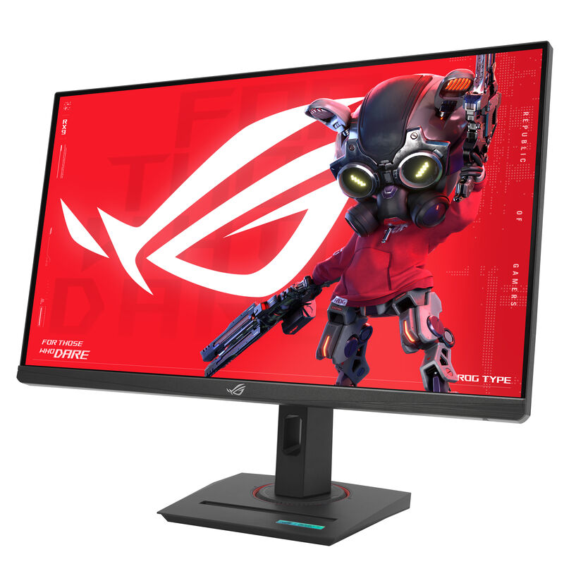 Detalj av ASUS ROG Strix XG27UCG 27" gamingskjerm panel