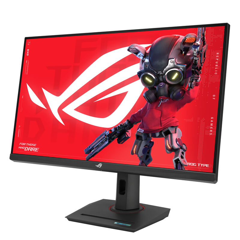 Detaljbilde av ASUS ROG Strix XG32UCG skjermkant