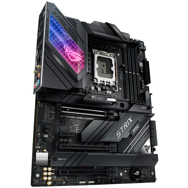 Oversikt over PCIe-sporene på ASUS ROG Strix Z690-E Gaming WiFi hovedkort