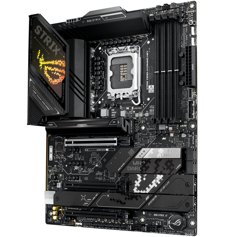 ASUS ROG Strix Z890-H Gaming WiFi hovedkort CPU sokkel nærbilde