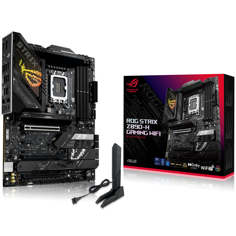 ASUS ROG Strix Z890-H Gaming WiFi hovedkort forfra