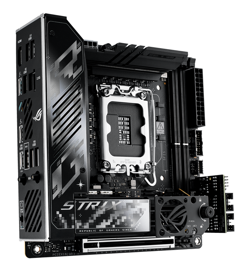 ASUS ROG Strix Z890-I Gaming WiFi hovedkort bakside