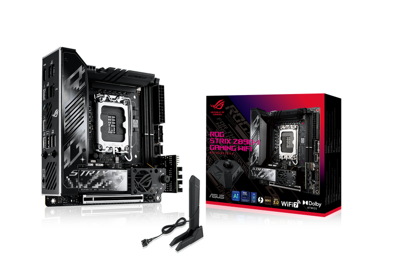 ASUS ROG Strix Z890-I Gaming WiFi hovedkort forfra