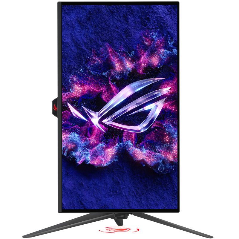 Detaljbilde av tilkoblingsporter på ASUS ROG Swift OLED PG27UCDM