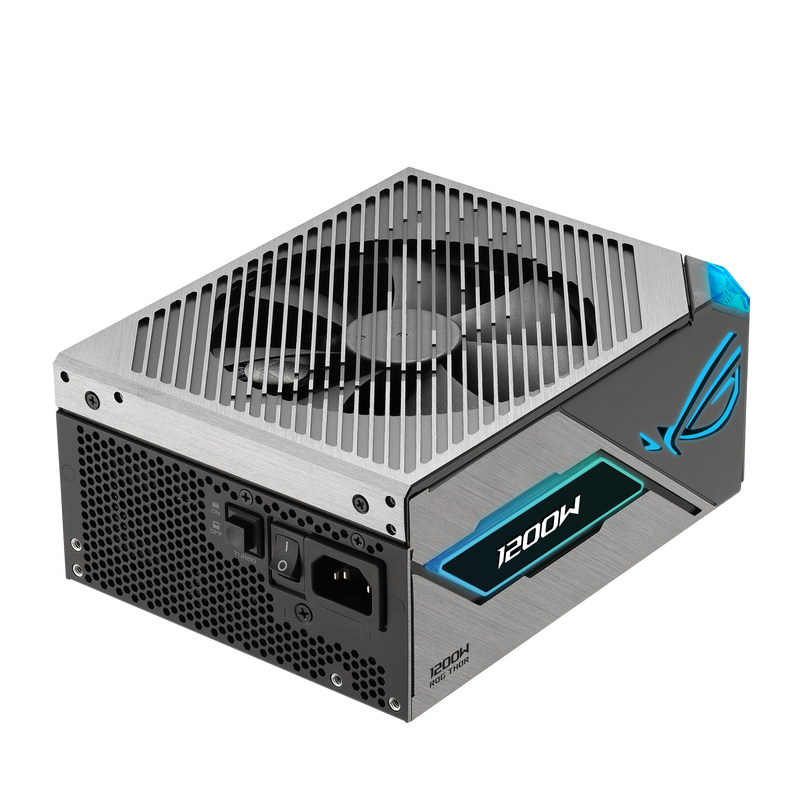 Sideprofil av ASUS ROG Thor Platinum III strømforsyning
