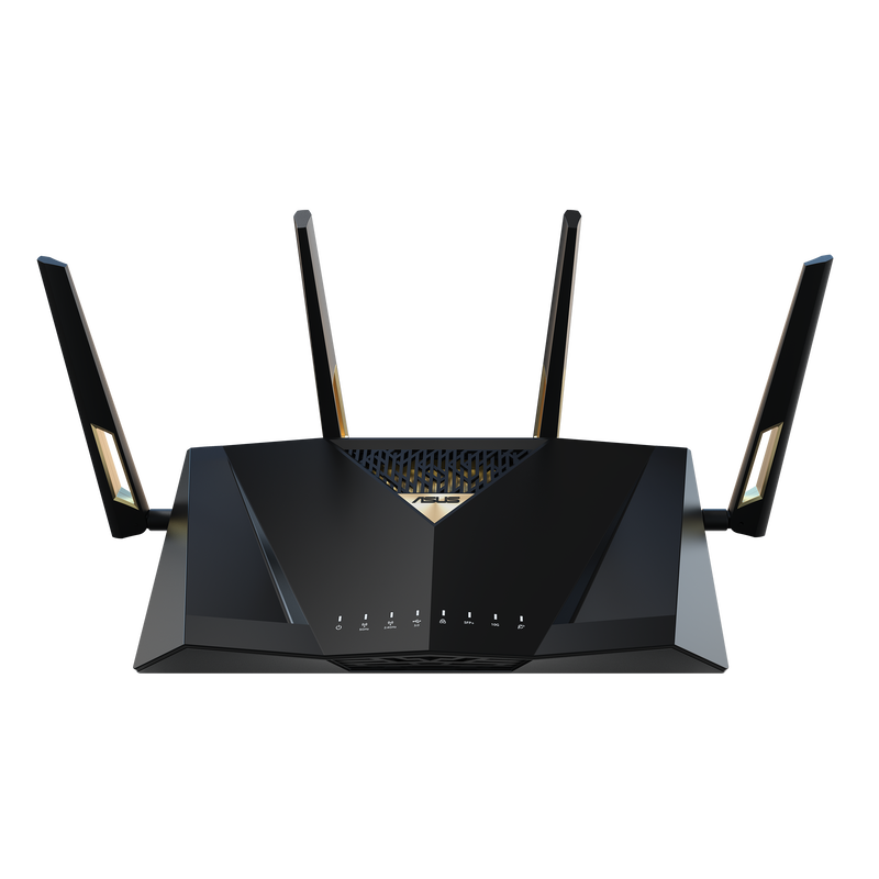 ASUS RT-BE88U trådløs ruter med alle ni LAN-porter