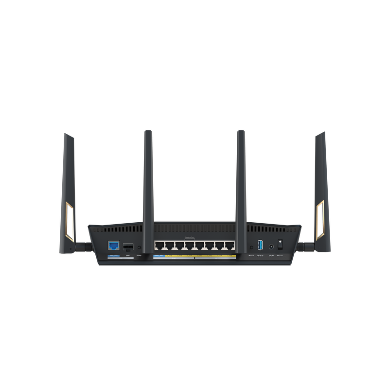 ASUS RT-BE88U trådløs ruter oversikt over design