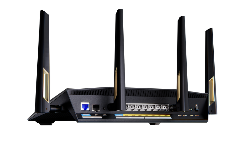 ASUS RT-BE88U trådløs ruter Wi-Fi 7 i bruk