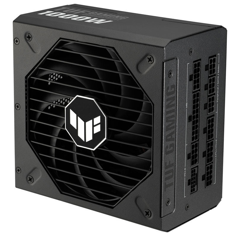 ASUS TUF Gaming 1000W Gold strømforsyning montert i PC