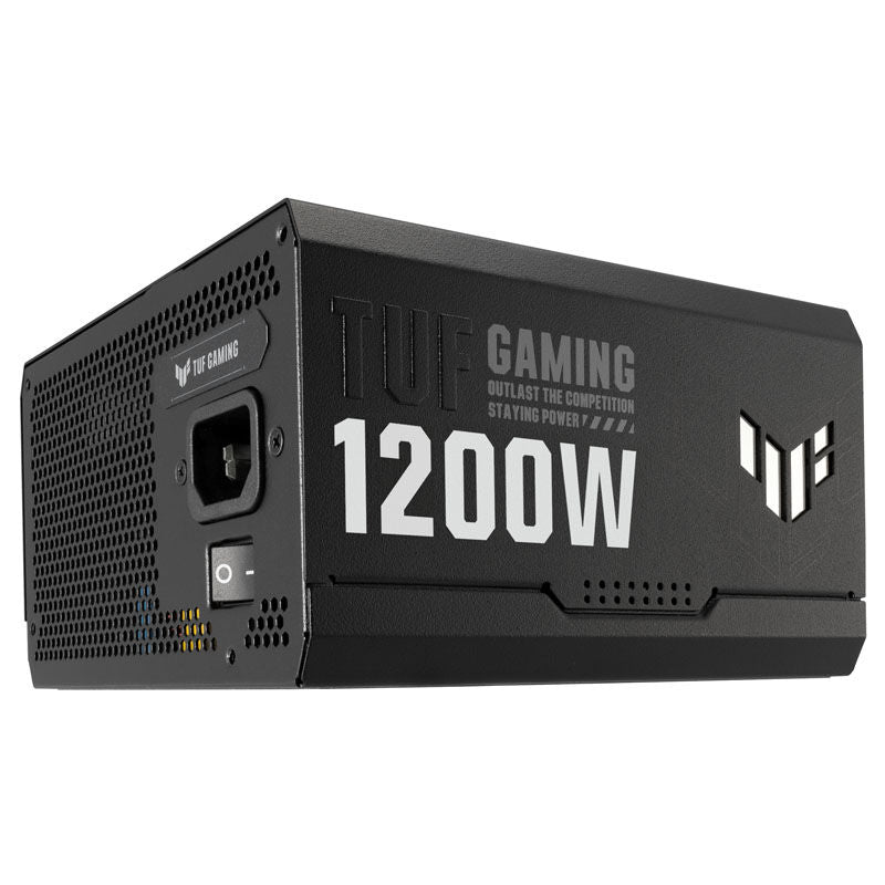 Detalj av ASUS TUF Gaming 1200W Gold strømforsyning