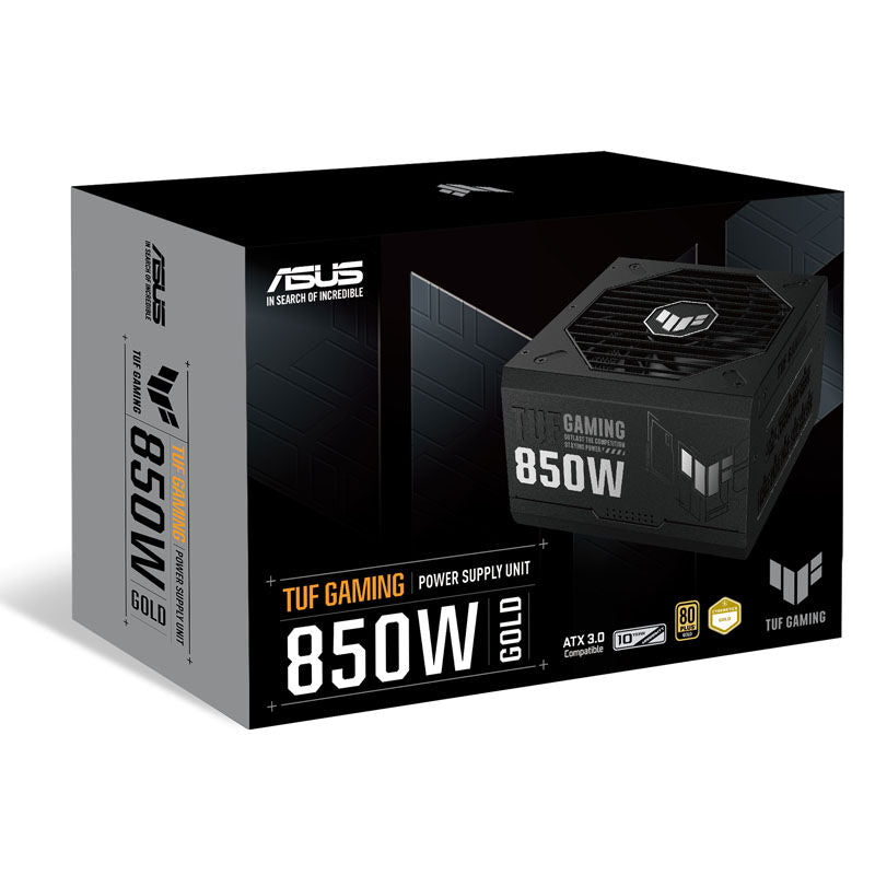ASUS TUF Gaming 850W Gold strømforsyning i bruk