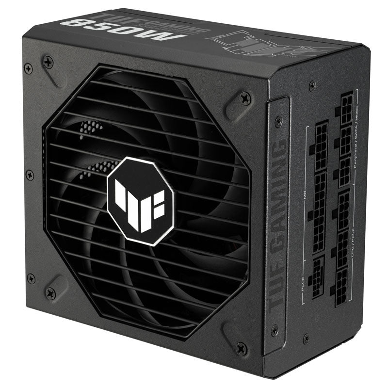 ASUS TUF Gaming 850W Gold strømforsyning montert i PC
