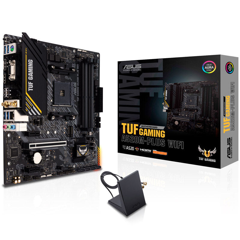 ASUS TUF Gaming A520M-Plus WiFi hovedkort forfra