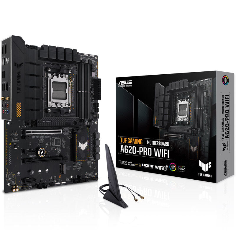ASUS TUF Gaming A620-PRO WIFI hovedkort forfra