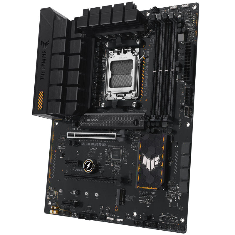 ASUS TUF Gaming A620-PRO WIFI hovedkort med RGB-belysning