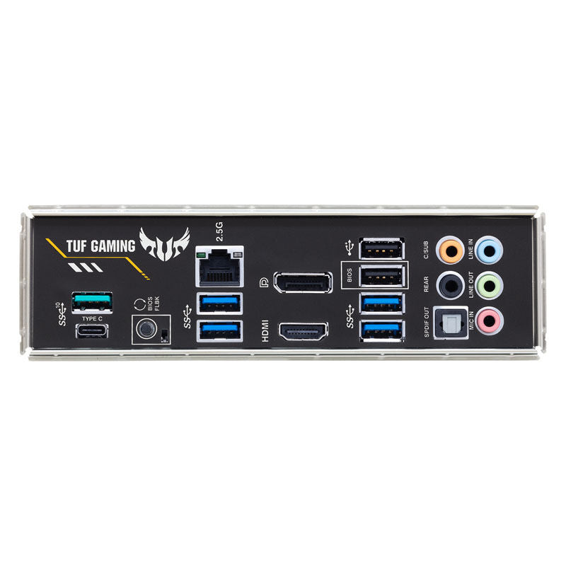 Montert ASUS TUF Gaming B550-Plus hovedkort i PC-kabinett