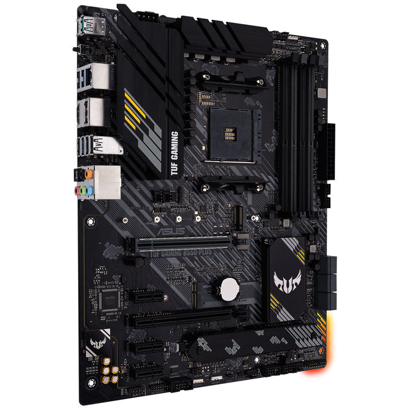 ASUS TUF Gaming B550-Plus hovedkort med RGB belysning