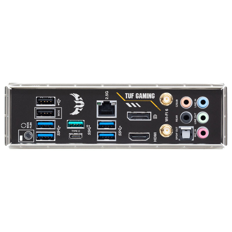 ASUS TUF Gaming B550-Plus Wi-Fi II hovedkort montert i PC