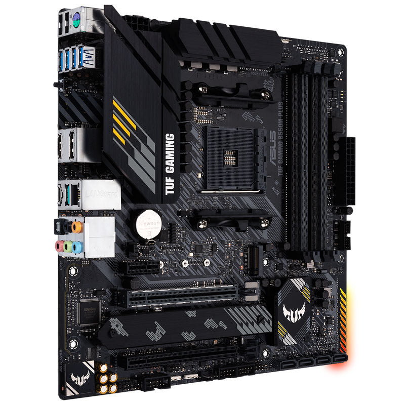 ASUS TUF Gaming B550M-Plus hovedkort RGB-belysning