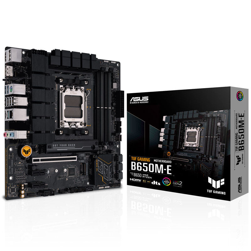 ASUS TUF Gaming B650M-E hovedkort forfra