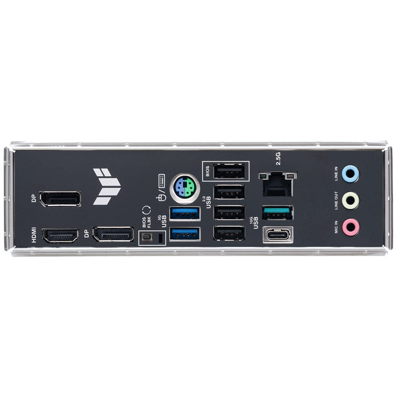 Montert ASUS TUF Gaming B650M-E hovedkort i PC-kabinett