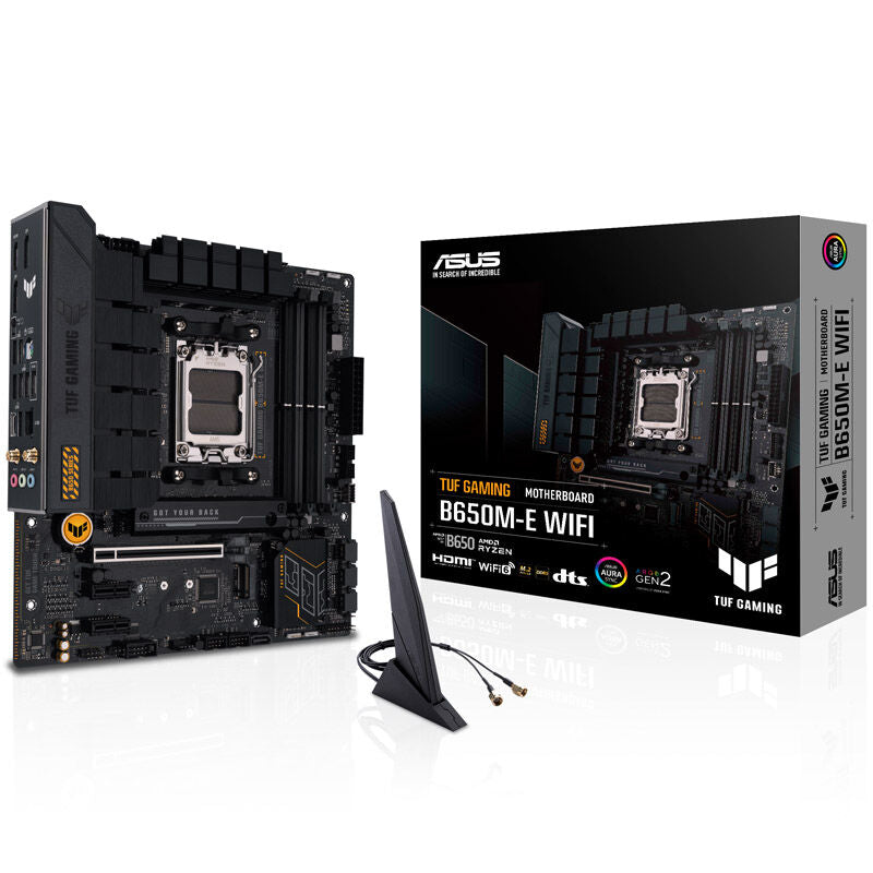 ASUS TUF Gaming B650M-E WIFI hovedkort forfra