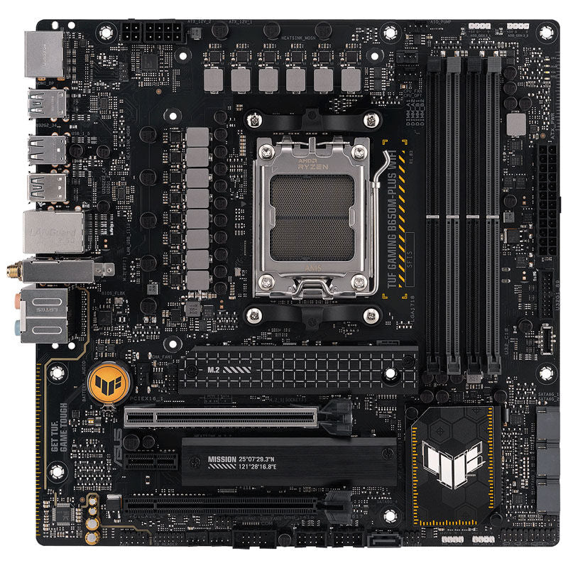 Detaljbilde av ASUS TUF Gaming B650M-Plus WiFi hovedkort