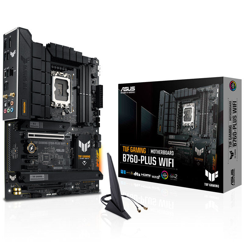 ASUS TUF Gaming B760-Plus WIFI hovedkort forfra