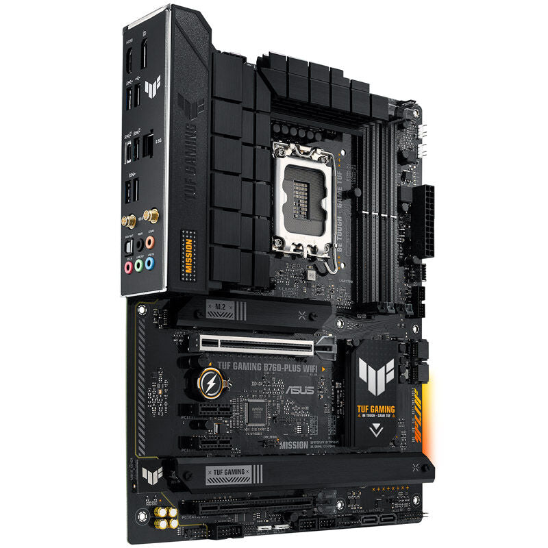 ASUS TUF Gaming B760-Plus WIFI hovedkort RGB og vifte-tilkoblinger