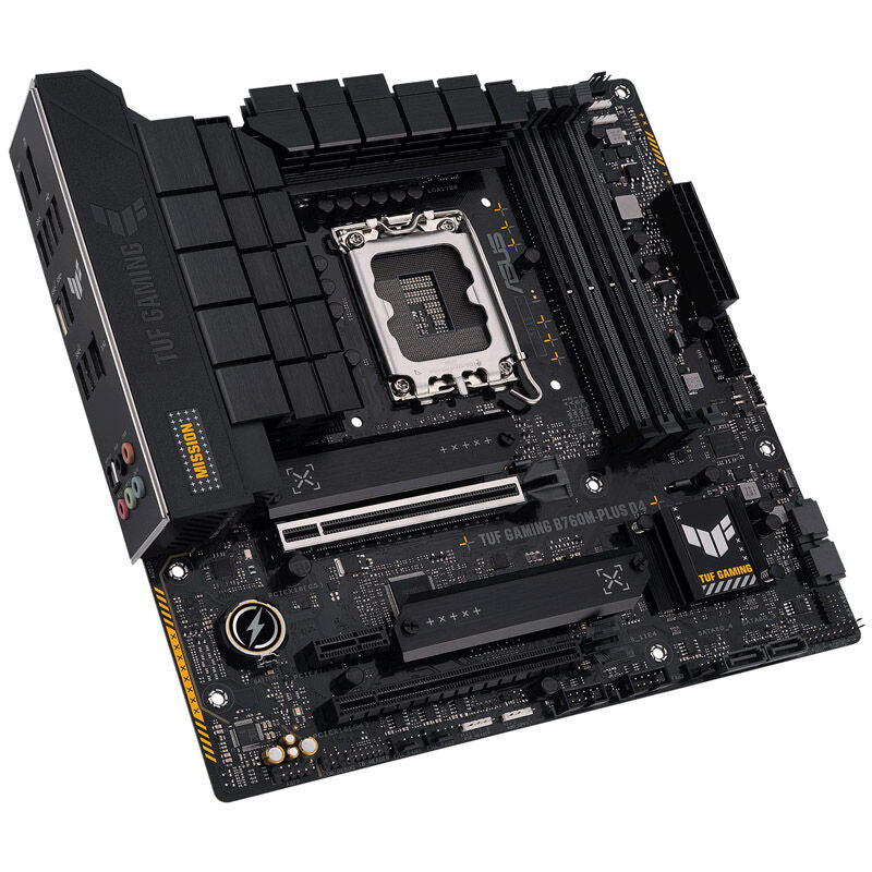 ASUS TUF Gaming B760M-Plus D4 hovedkort bakside