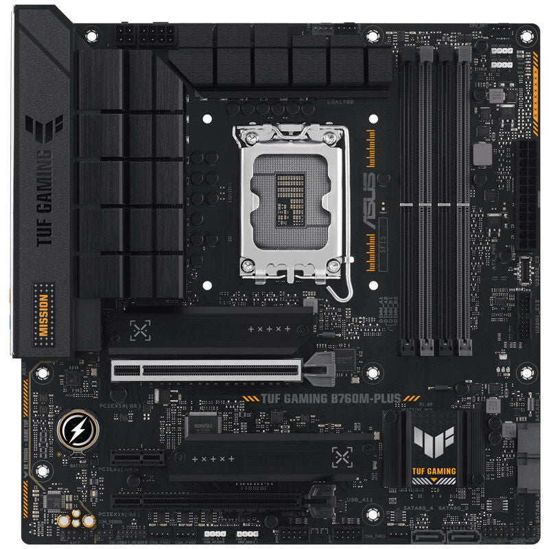 Detaljbilde av ASUS TUF Gaming B760M-Plus PCIe-porter