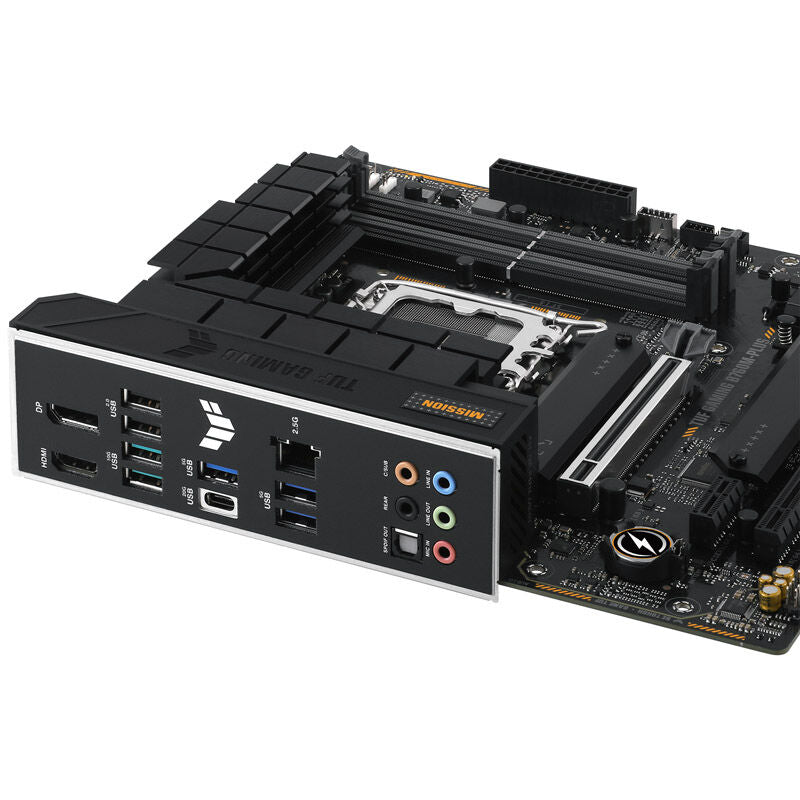 Nærbilde av ASUS TUF Gaming B760M-Plus minnespor