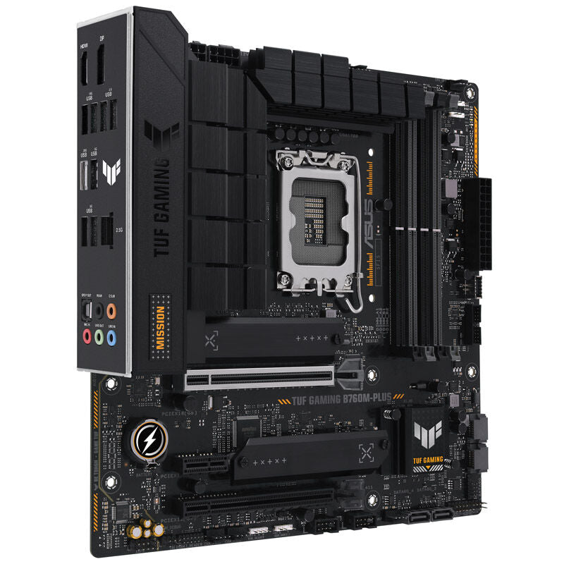 Oversikt over ASUS TUF Gaming B760M-Plus hovedkort