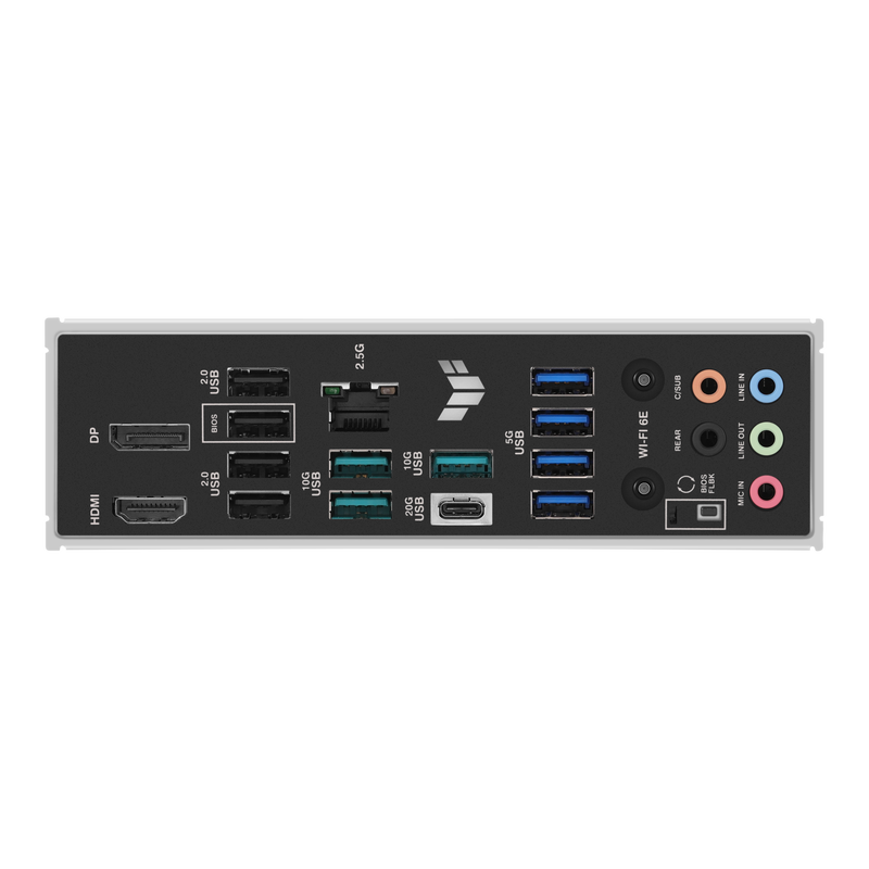 Sidebilde av ASUS TUF Gaming B850M-Plus WiFi hovedkort