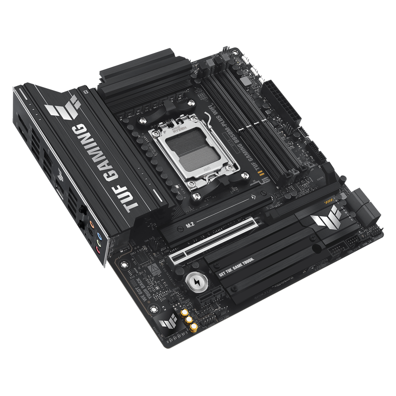 ASUS TUF Gaming B850M-Plus WiFi hovedkort tilkoblingsporter