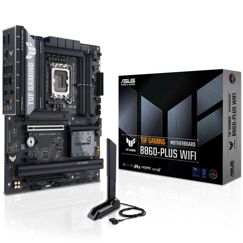 ASUS TUF Gaming B860-Plus WiFi hovedkort forfra