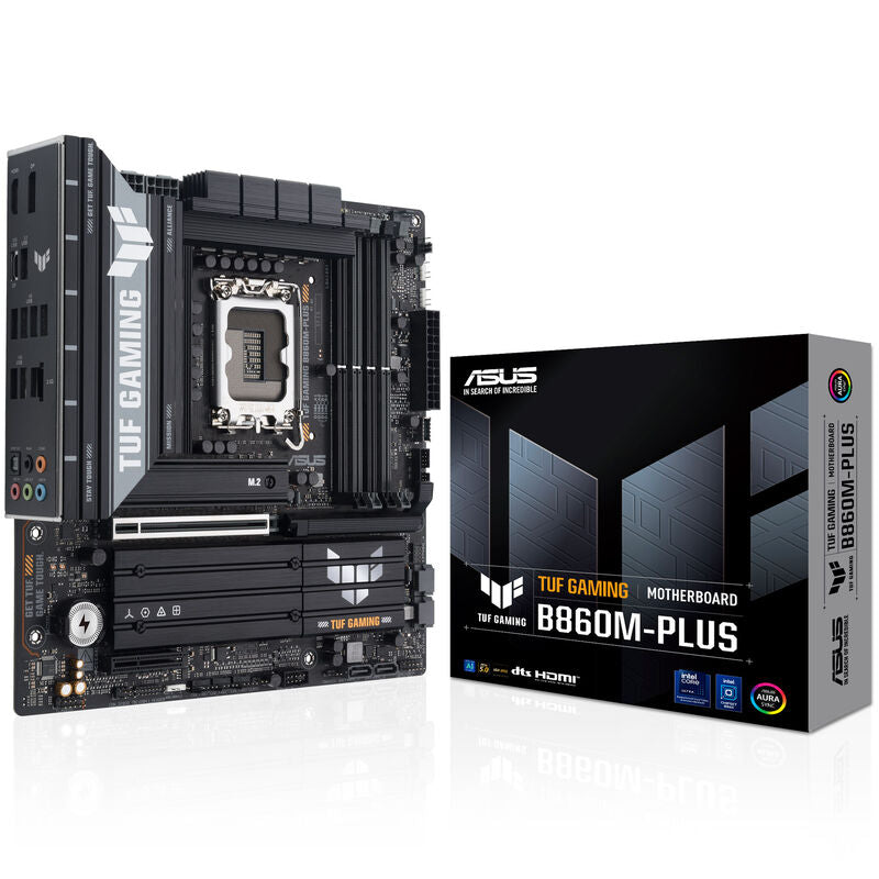 ASUS TUF Gaming B860M-Plus hovedkort forfra