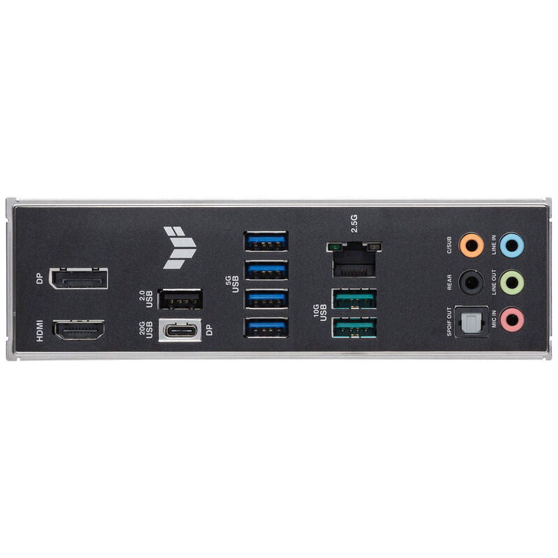 ASUS TUF Gaming B860M-Plus montert i PC-kabinett