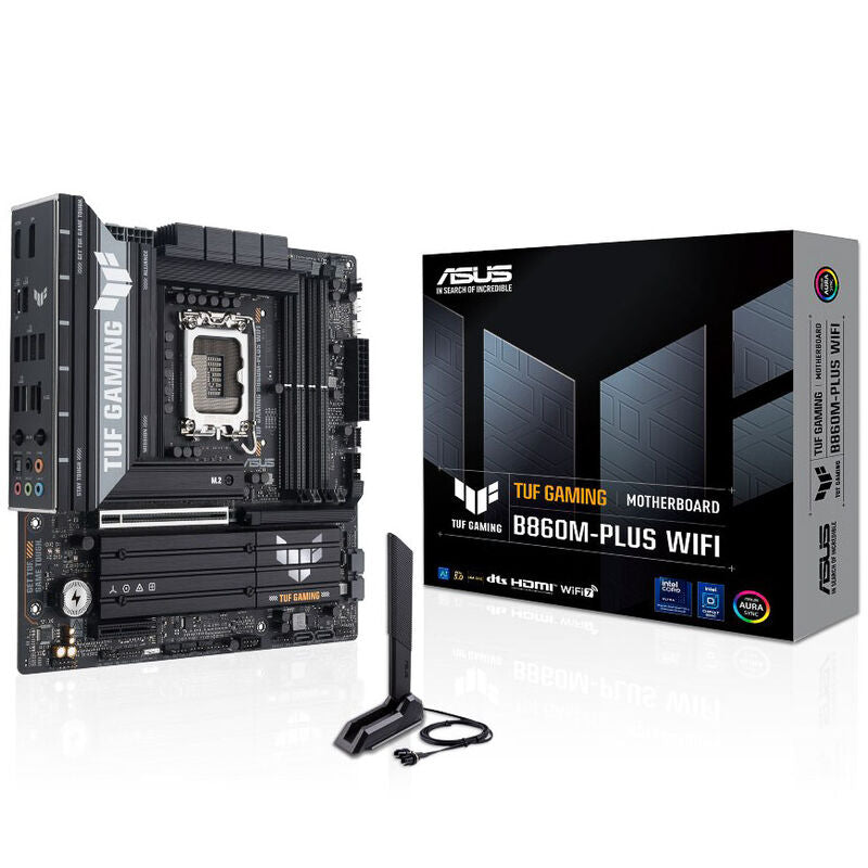 ASUS TUF Gaming B860M-Plus WiFi hovedkort forfra